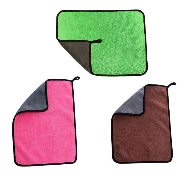 Microfiber Cleaning Cloth Highly Absorbent Cleaning Towels Pack of 3