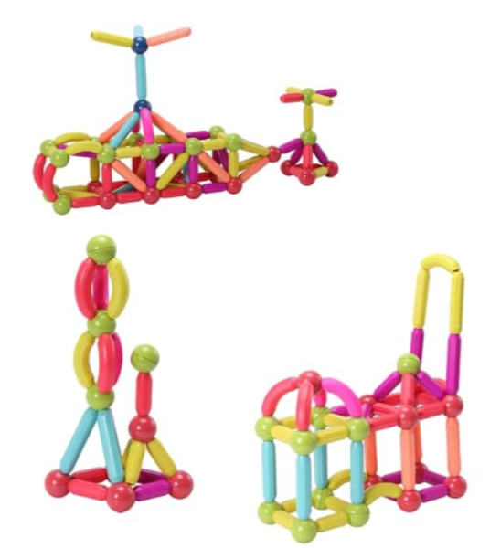 Magnetic Sticks and Ball Building Set