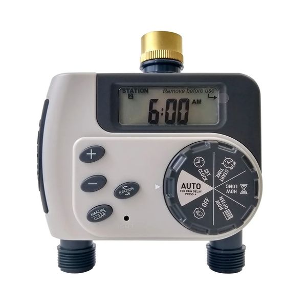 Orbit - Buddy 2 Tap Double Port Timer - Grey