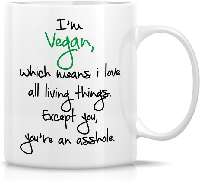 I'm vegan-Father's day-Mother's day-Valentines-Christmas Mug