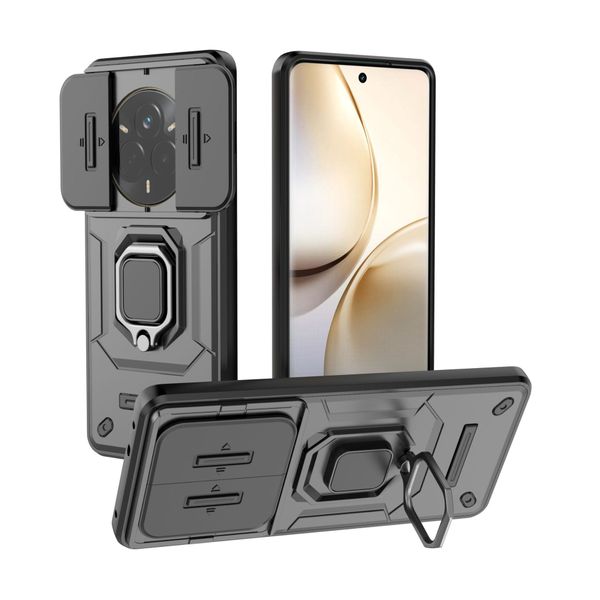 Phone Case Compatible With Realme 14 Pro Plus Window Pushing Ring Case