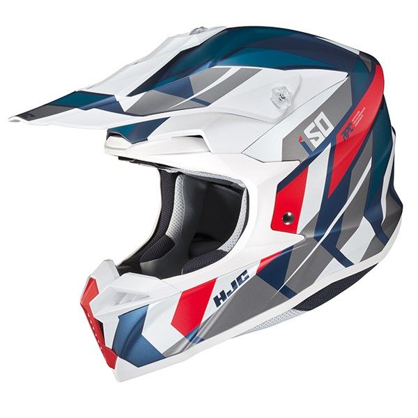 HJC I50 Vanish White/Blue/Red Helmet