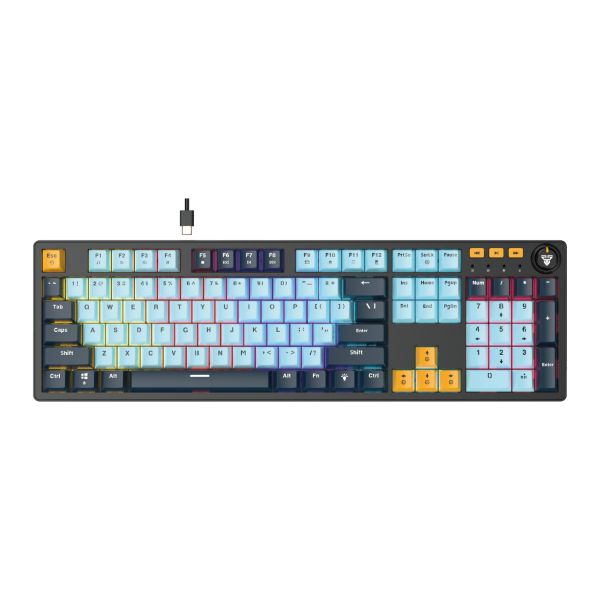 Fantech ATOM107S MK893S Mechanical Keyboard - Mizu Edition - Red Switch