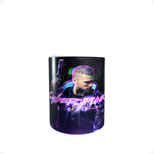 Cyberpunk 2077 Main - Background - Coffee Mug