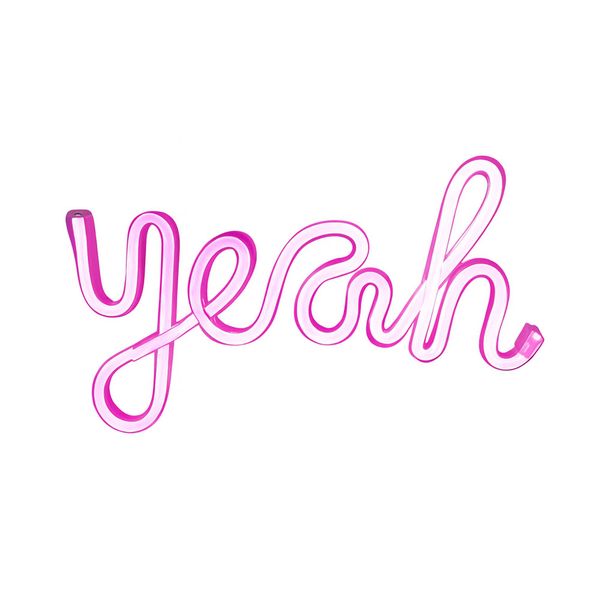 Yeah LED Neon Motif Red