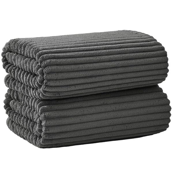 Bath Towels, Bath Sheet Set, 6Piece 70x140cm Super Soft Microfiber