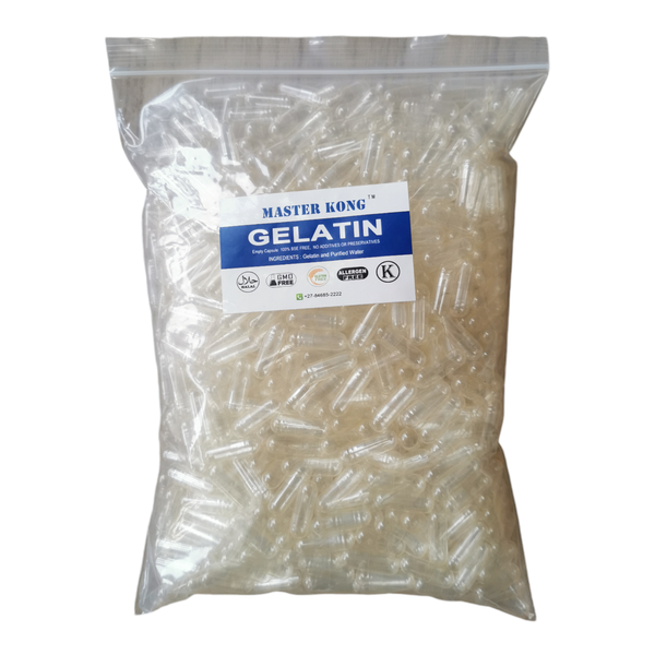 Empty Capsule Shells -Size 00 - GMO Free -1000 Capsule - Gelatin