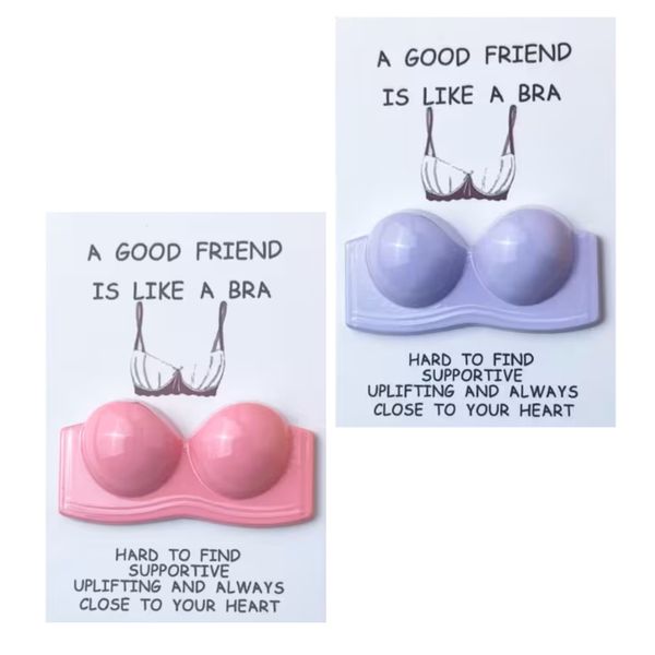 Encouragement &amp; Motivation Card Set - "A Good Friend Is Like A Bra"