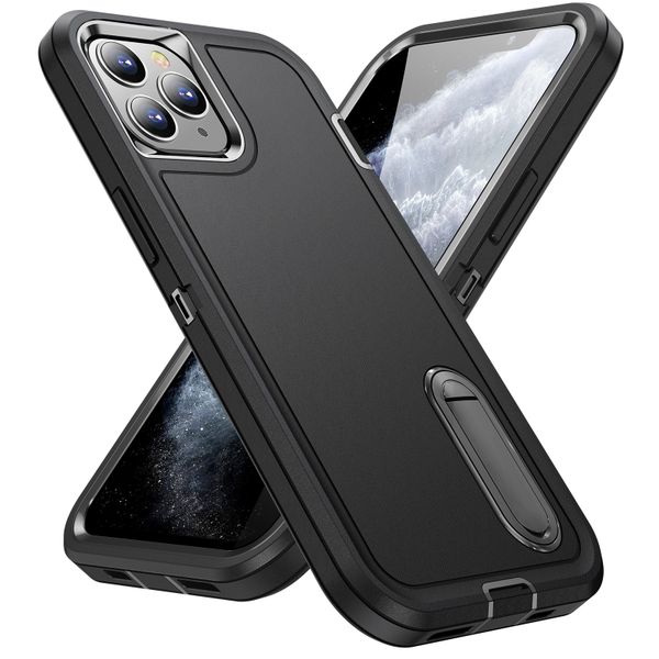 Phone Case Compatible with iPhone 11 Pro Max 3-in-1 Kickstand Cover