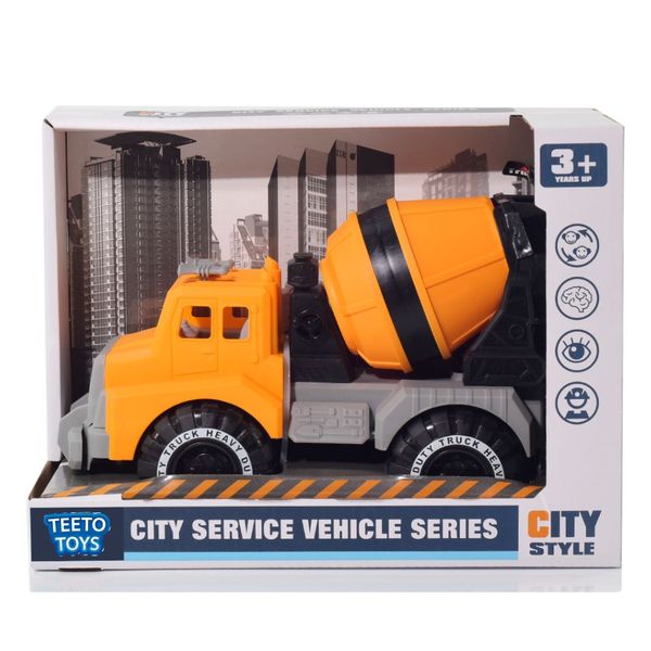 Cement Mixer Toy Truck for Kids - Construction Truck Toy - Toys for Boys