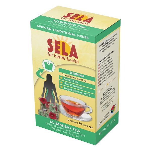 SELA Slimming Tea Natural Herbs with Rooibos &amp; Hoodia Gordinii