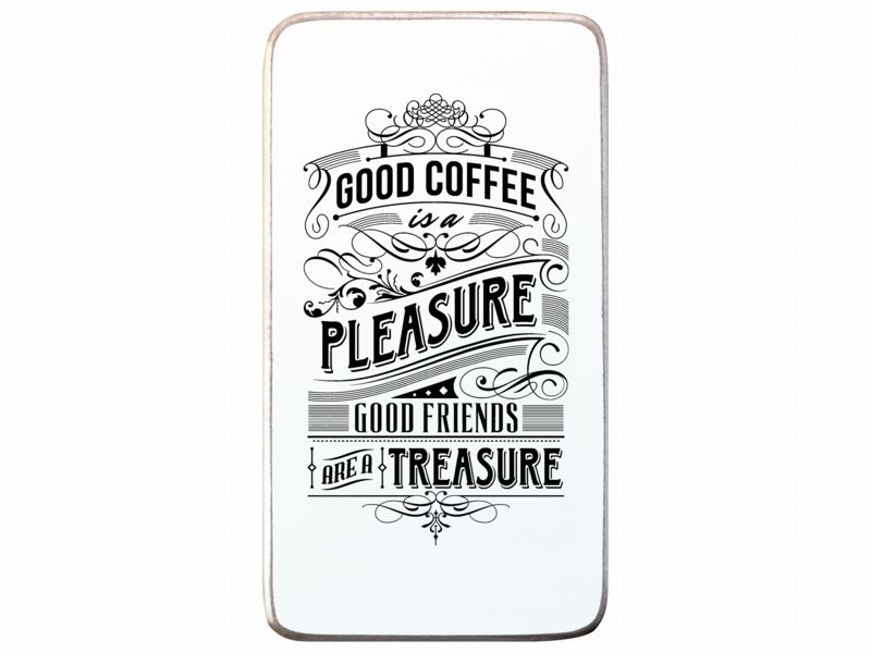 Baytiques - Wall Plaque Good Coffee 33cmx18cmx2cm