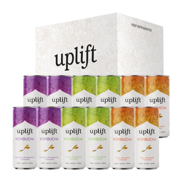 Uplift Kombucha - Variety Pack - 12 x 250ml