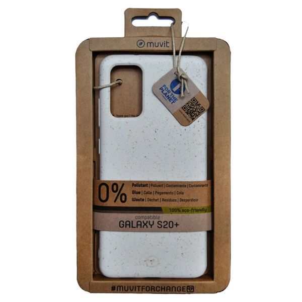 Muvit Bambootek Case for Samsung Galaxy S20 Plus - Cotton