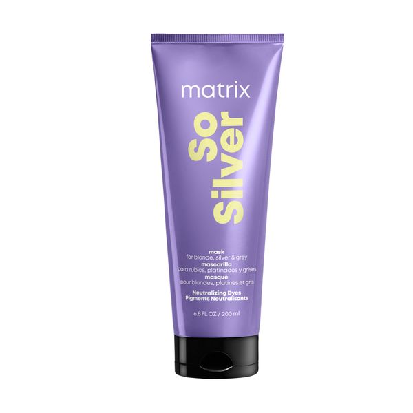 Matrix So Silver Purple Conditioning Hair Mask for Blonde &amp; Silver Hair -200ml