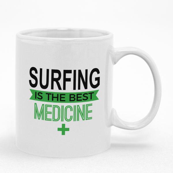 Surfing Is The Best Medicine Mug - Gift Idea