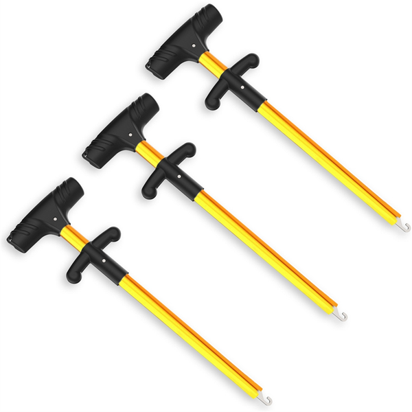 Portable T-Type Hook Remover Aluminum Alloy Hook Remover Blue