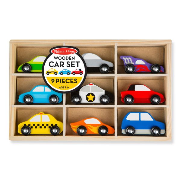 Melissa &amp; Doug Wooden Cars Set