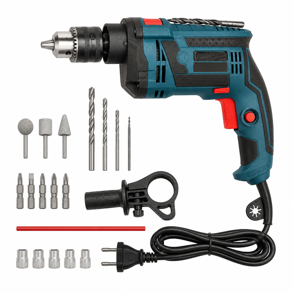 650W Electric Impact Drill 220V â " High-Power Corded Drilling Tool