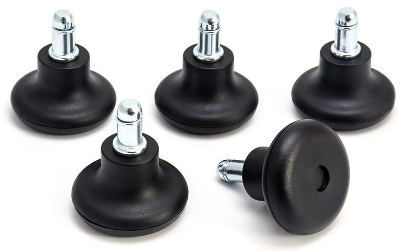 Set of 5 office chair gliders