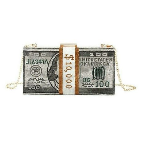 10000 Dollar Clutch Evening Rhinestone Bag Shop Today. Get it