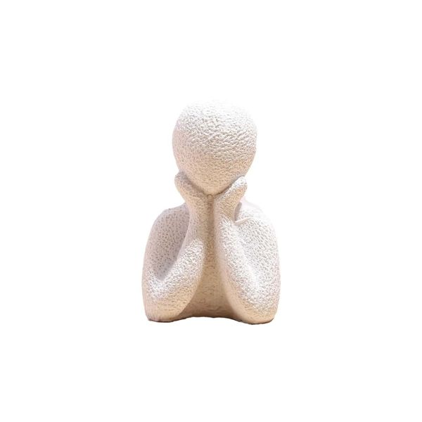 Thinking Man Figure Design Décor Craft
