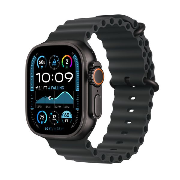 Apple Watch Ultra 2 GPS + Cellular Titanium Case with Ocean Band (49mm)