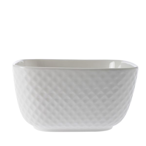 George &amp; Mason - Diamond Textural Rectangular Bowl 19.5x19.5x10cm - Medium