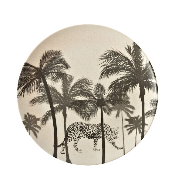 George &amp; Mason - Bali Bamboo Fibre Dinnerplate 4pk Jungle