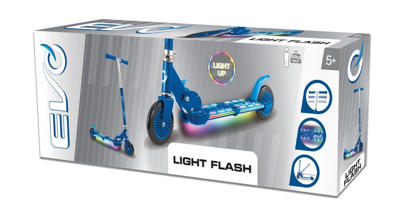 Evo Light Flash Blue Scooter