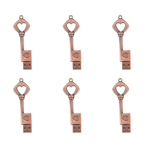 Usb 2 0 Usb Pen Drive De Metal Flash Usb Clave (Cobre 8Gb)