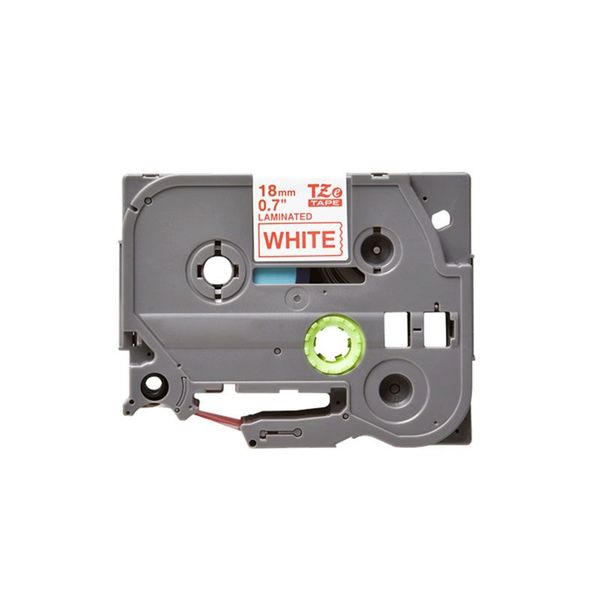 Compatible Brother TZE 242 Red on White Labelling Tape – 18mm