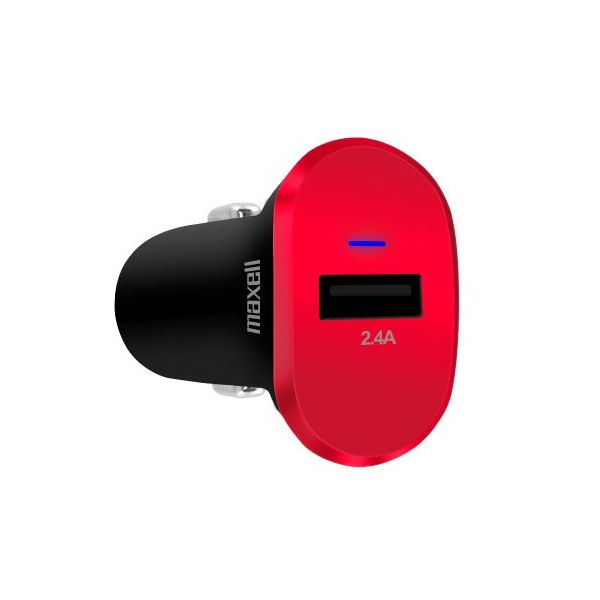 Maxell - DUSB-201 USB Car Charger 1PORT 2.4A - Black