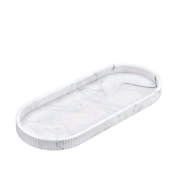 Silicone Oval Vanity Tray-Large