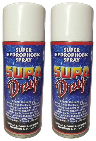 Supa Dry 2 Pack - Super Hydrophobic Nanotech Spray