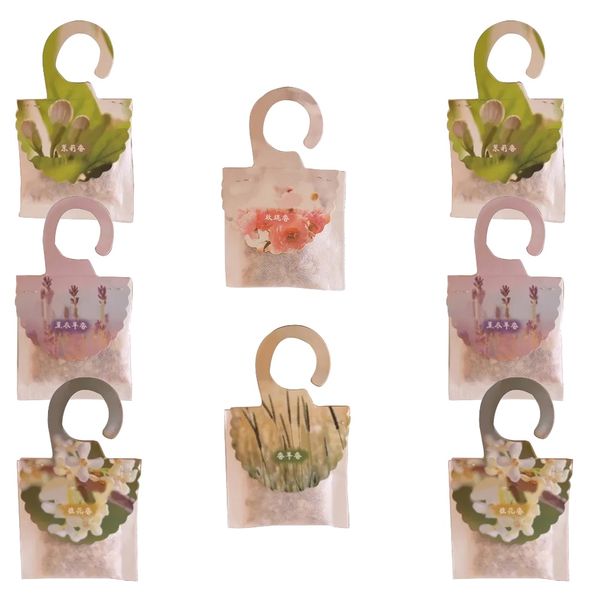 Decor Microfiber Fragrance Aromatic Hanging Wardrobe Air Freshener Set of 8