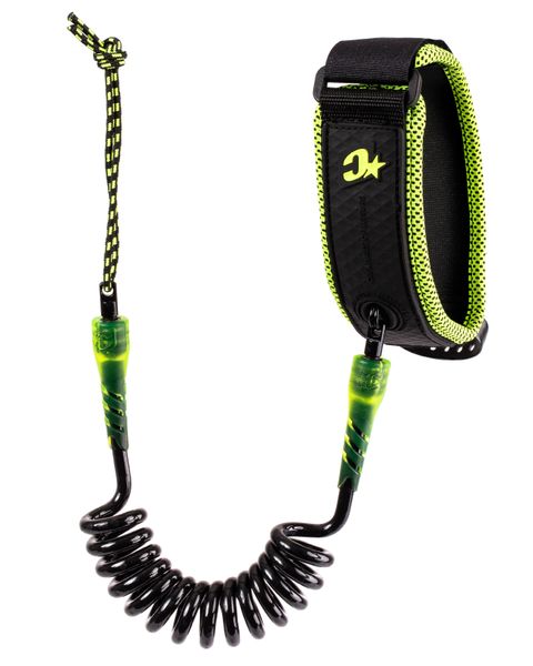 Creatures Reliance Bicep M Bodyboard Leash : Black Lime