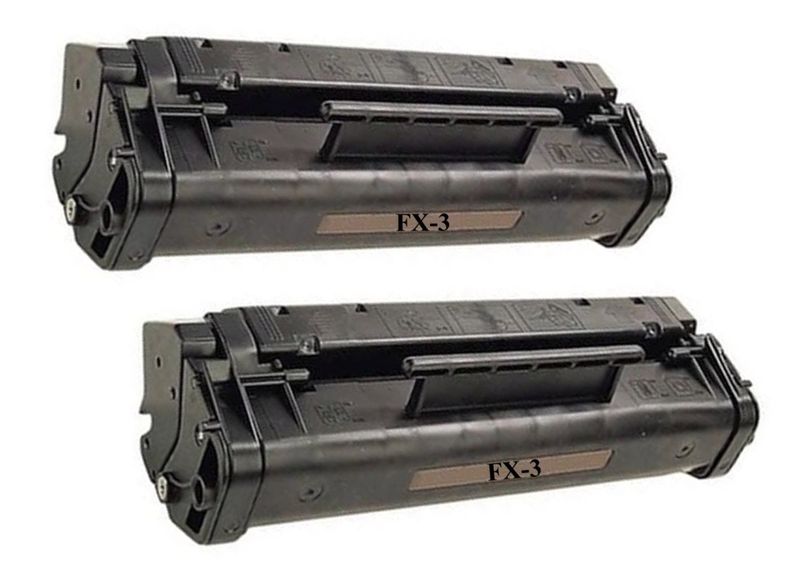 Canon FX-3 / FX3 Black Toner Cartridge Twin Set - Compatible