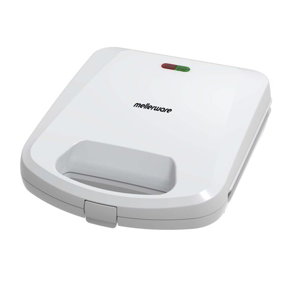 Mellerware Sandwich Maker 4 Slice Non-Stick White Plastic 1200W