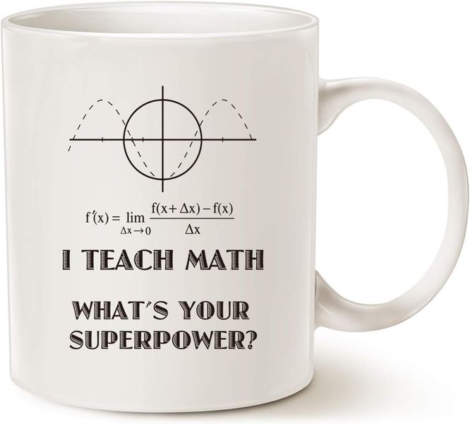 I teach math-Father's day-Valentines-Mother's day-Christmas Mug