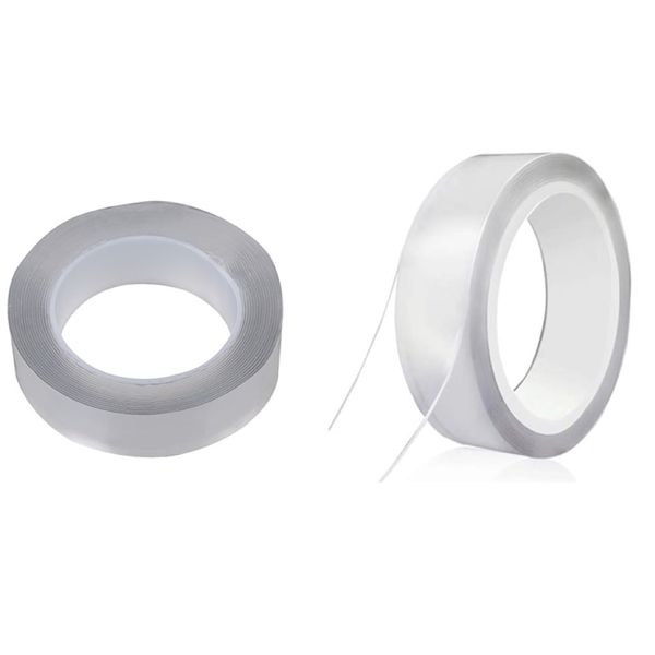 Home Tools Double Sided Tape Transparent Set of 2Thick