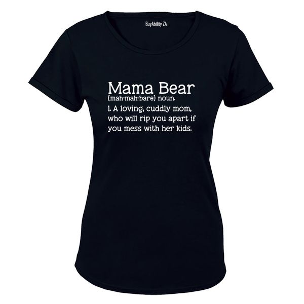 Mama Bear Definition - Ladies - T-Shirt