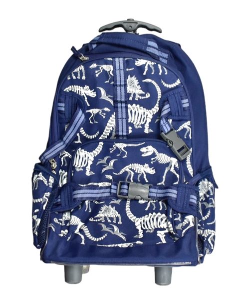 Trolley Backpack For Boys With Glow In the Dark Dino