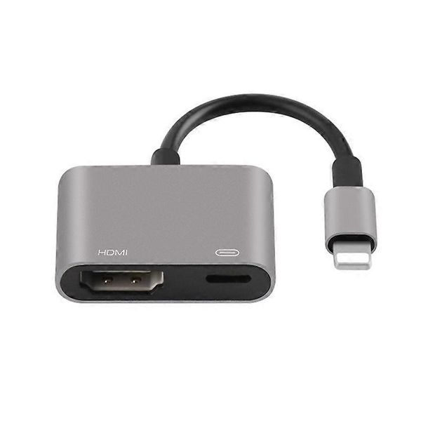 2-In-1 Lightning To HDMI Video Converter PD Charging Full HD 1080P Display