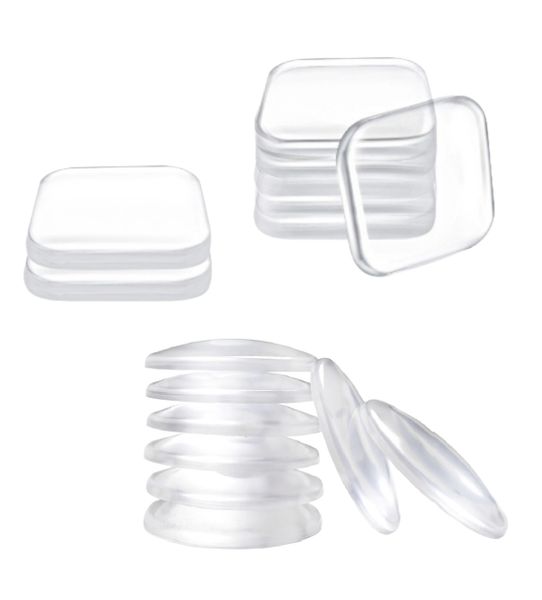 12 Pieces Door Handle Wall Self Adhesive Bumper Pads