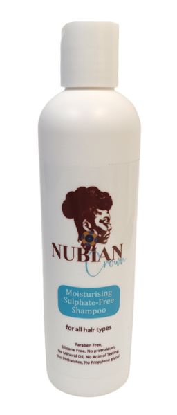 Sulphate Free Moisturising Shampoo 250ml - Nubian Crown
