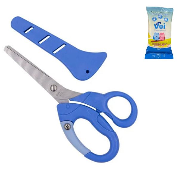 Fishing Scissors With Cover and Wipes