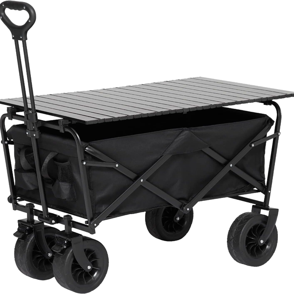 Outdoor Camping Trolley Collapsible Garden Cart/Wagon Cart Large Capacity