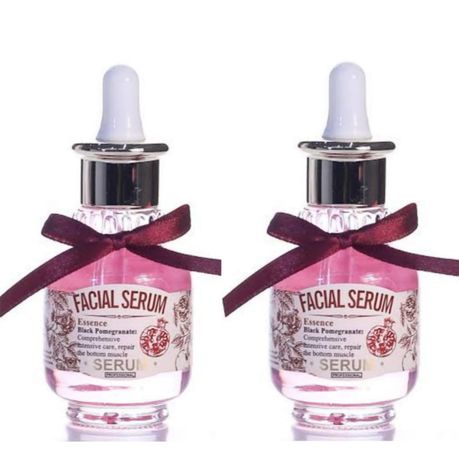 black pomegranate facial serum