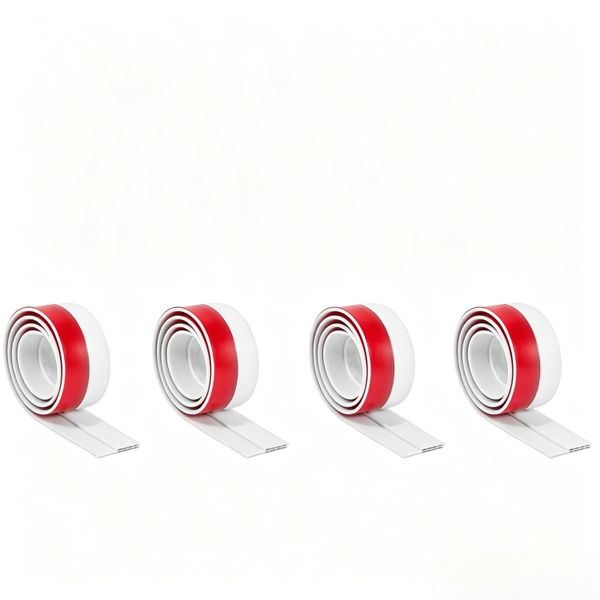 4 Pack Door Draft Stopper,Under Door Sweep for Exterior &amp; Interior Doors
